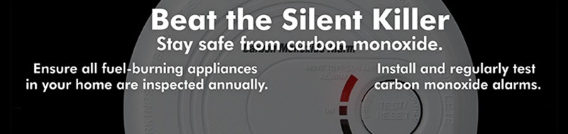 CO Safety - beat the silent killer graphic that links to PDF