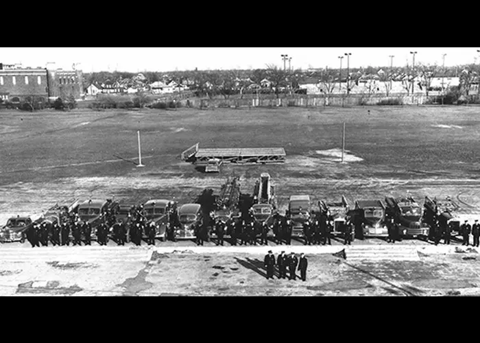 1957 Windsor Fire Department Family Portrait