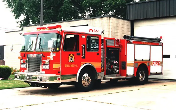 Engine 1A, the 1995 Carl Thibault/Spartan CAFS Pumper