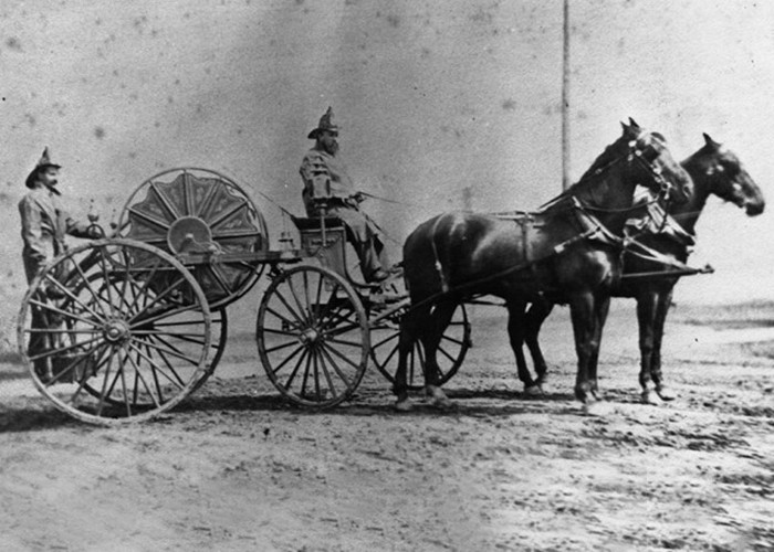 Windsor's early hose wagon - featured