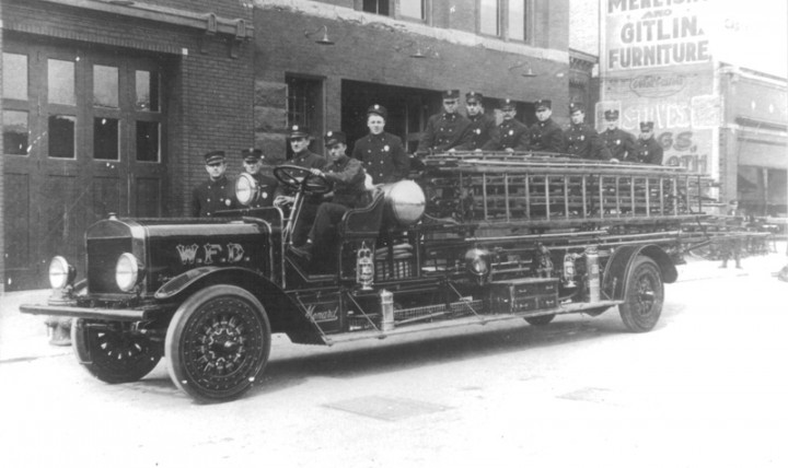 The 1916 Menard City Service Ladder Truck